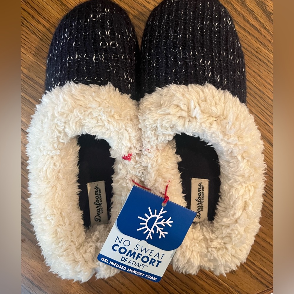 Dearfoams cozy comfort slippers
